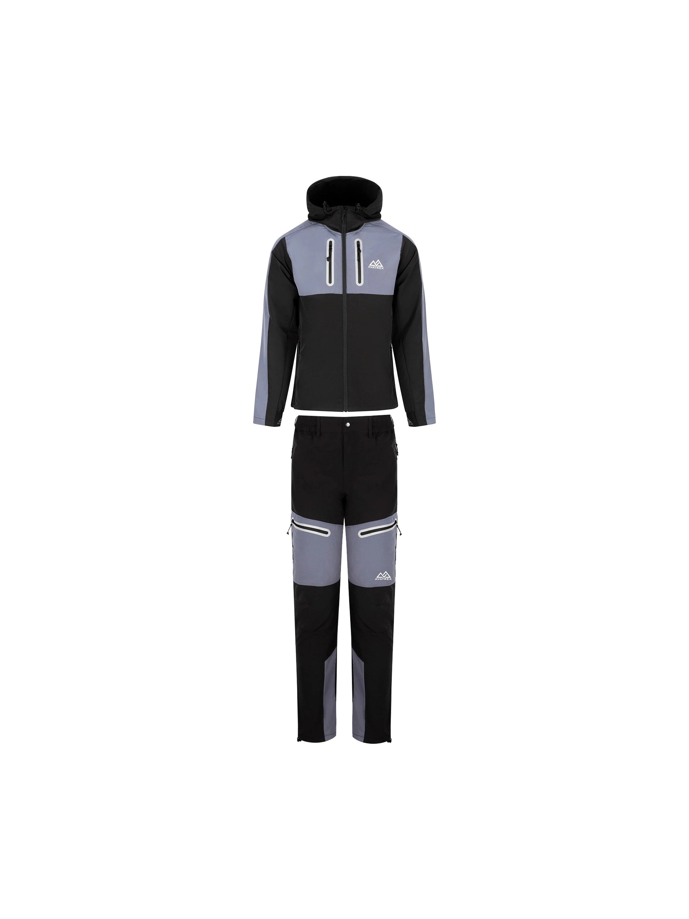 Aero Flex Full Zip Tracksuit - Black