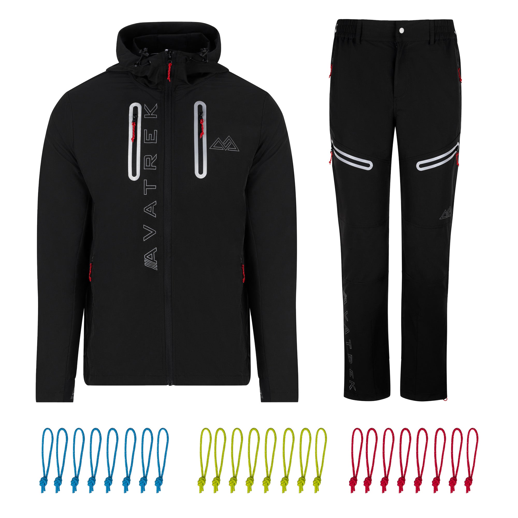 Venturo 4WAY Full Zip Tracksuit - Black/Multi