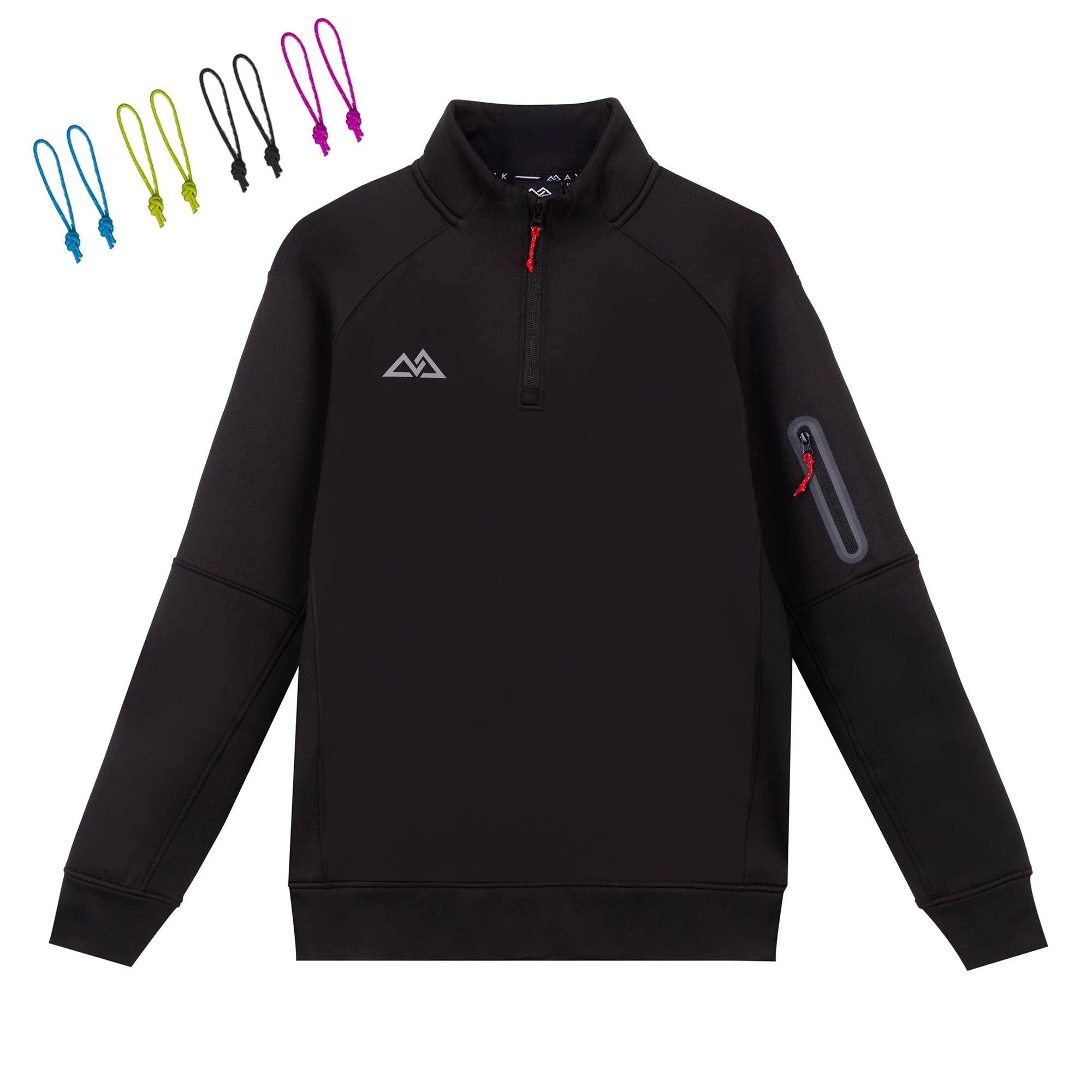 Summit 1/4 Zip - Black/Multi