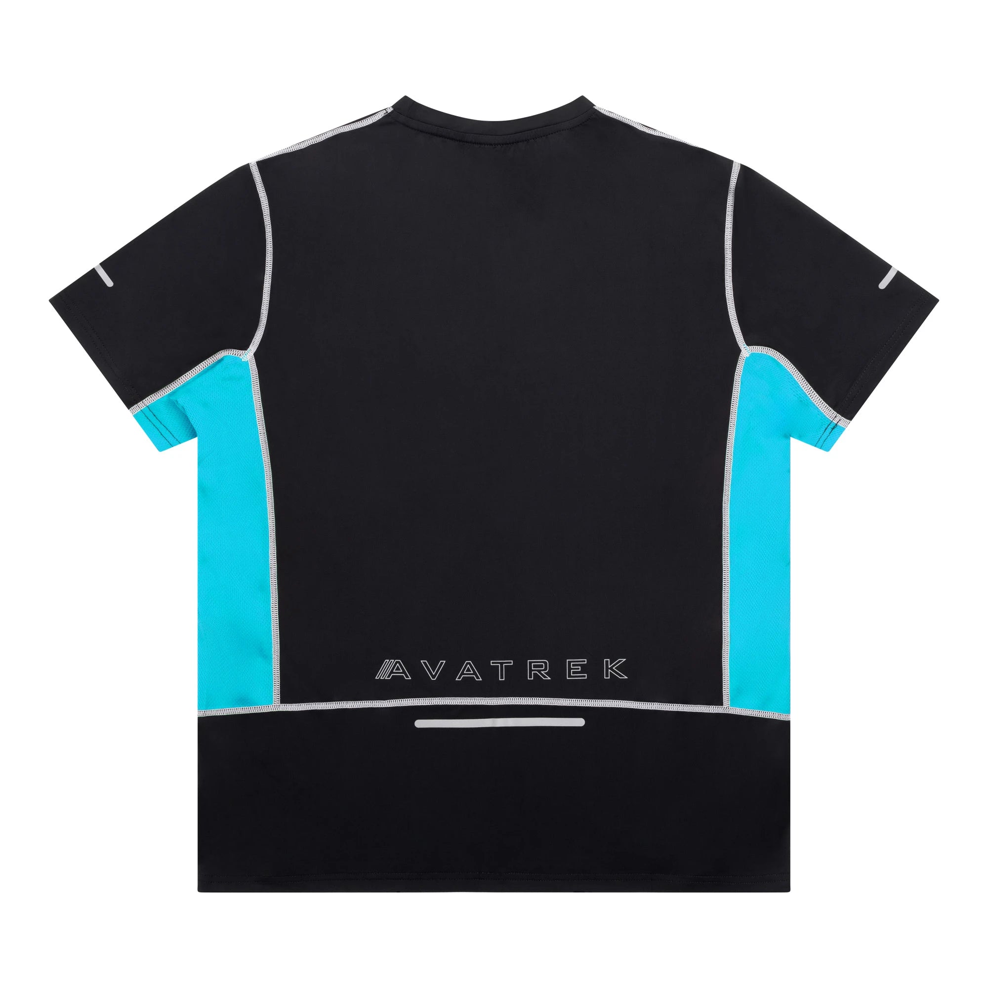 Vortex Tee - Black/Cyan