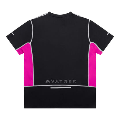Vortex Tee - Black/Pink
