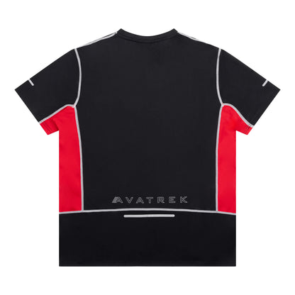 Vortex Tee - Black/Red