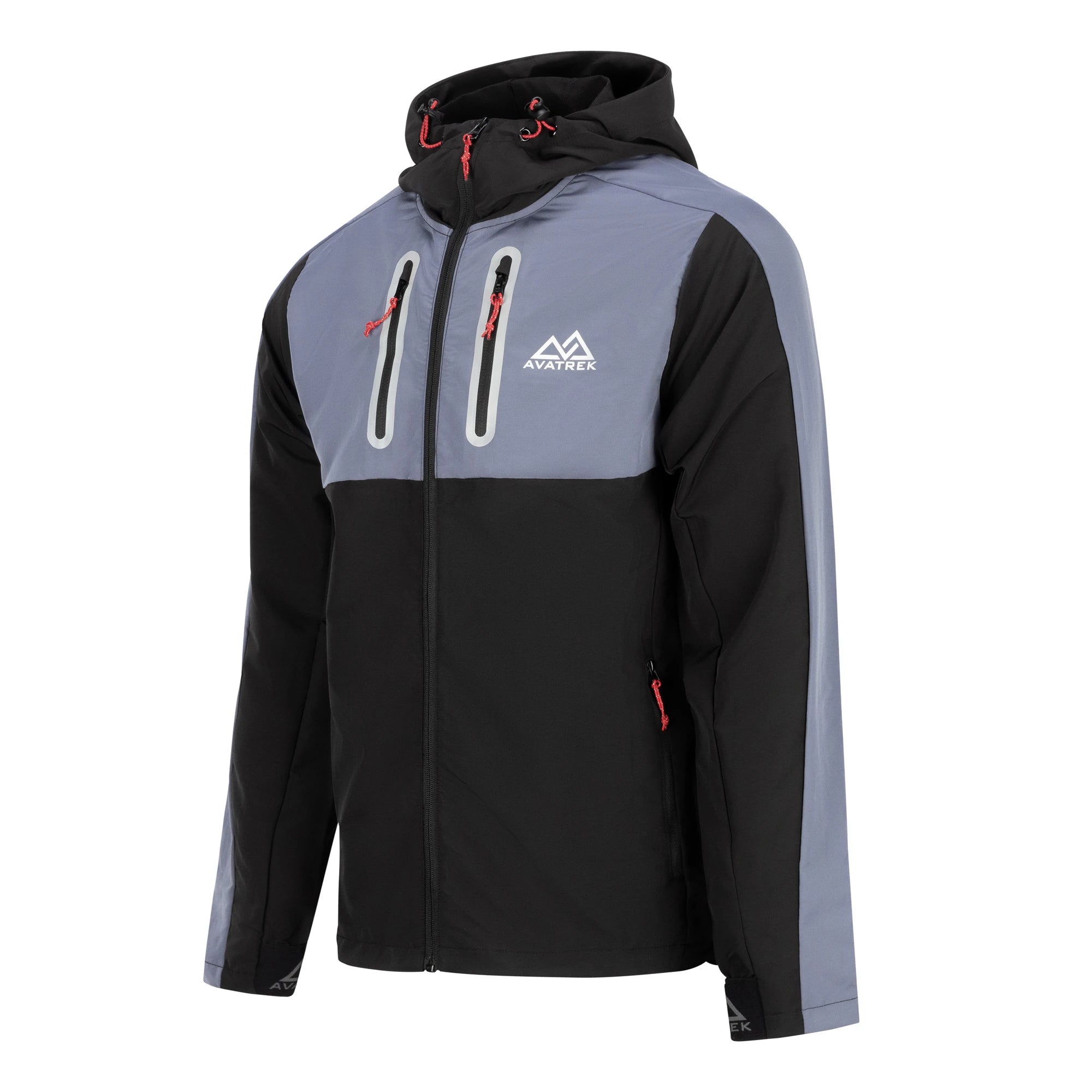 Aero Flex Full Zip Tracksuit - Black/Red